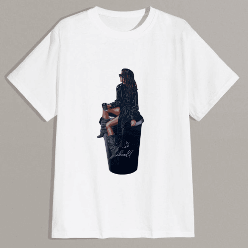 تيشيرت ابيض  white t-shirt