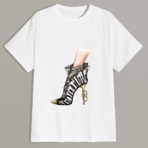 تيشيرت ابيض  white t-shirt